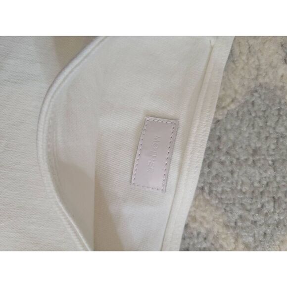 Mother The Ruffle Mini Denim Skirt, White 26 $178 - Picture 5 of 10